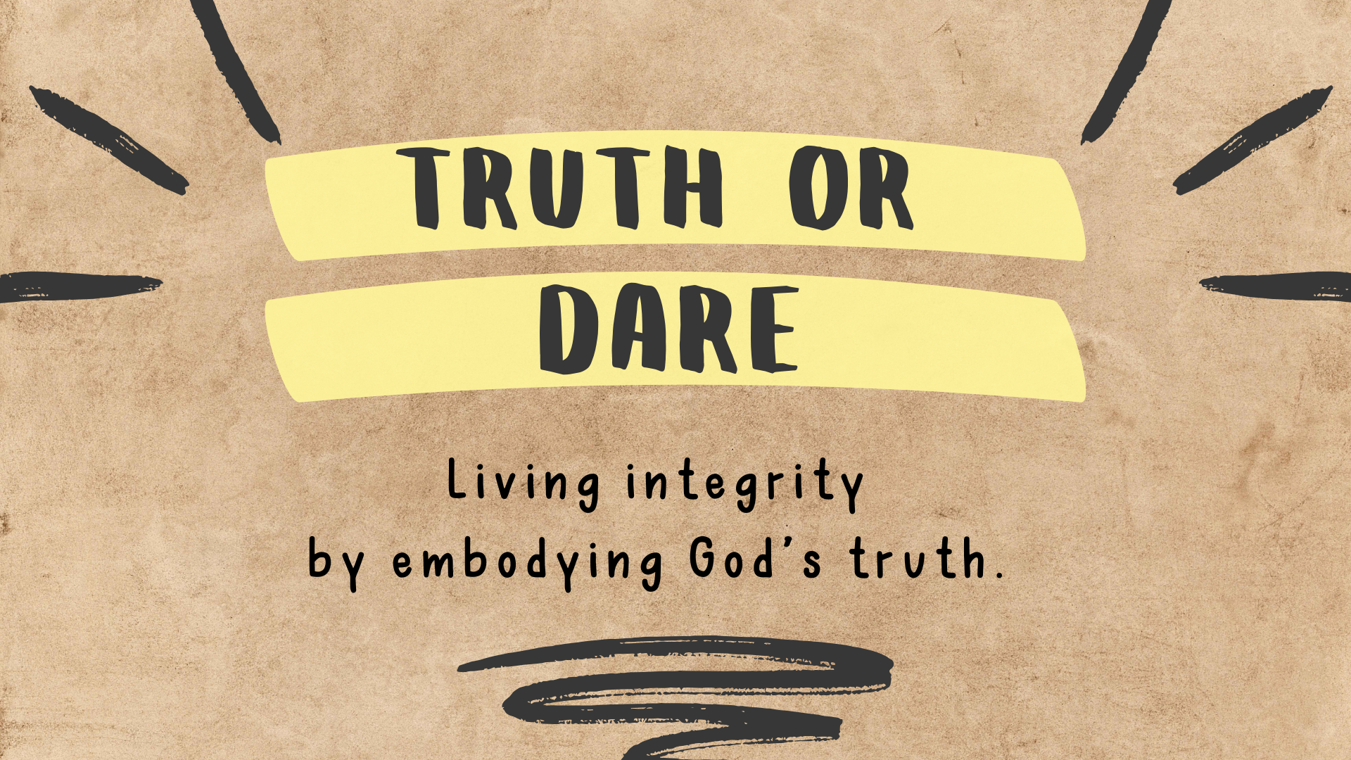 Truth, integrity